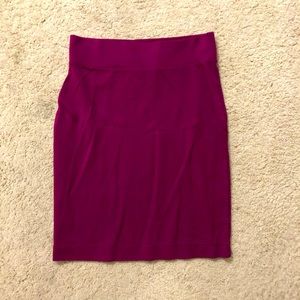 H&M Maroon Mini Skirt